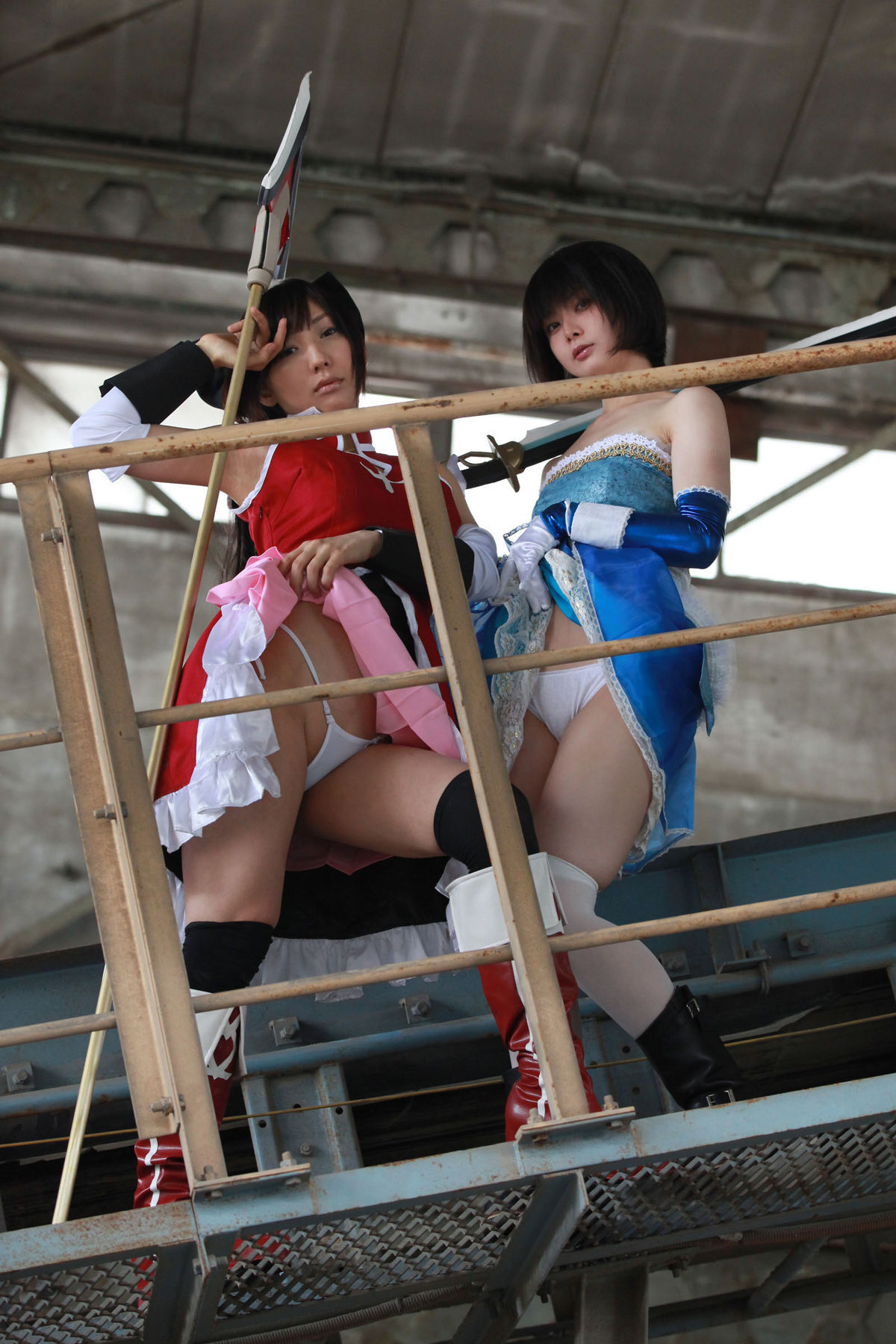 (C80) (コスプレ)   Sayaka and Kyoko  CosPlay制服诱惑套图